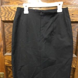 H&M black work pencil skirt